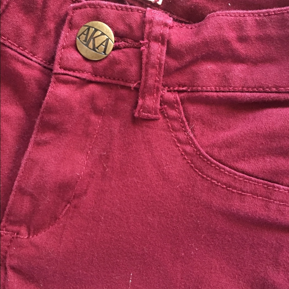 AKA NEW YORK Red Pants - Picture 4 of 7